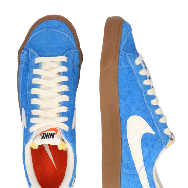 Nike Sportswear Sneaker low 'Blazer '77 Vintage'  albastru neon / alb