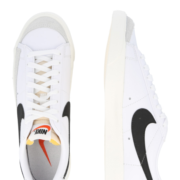 Nike Sportswear Sneaker low 'Blazer 77'  gri deschis / negru / alb