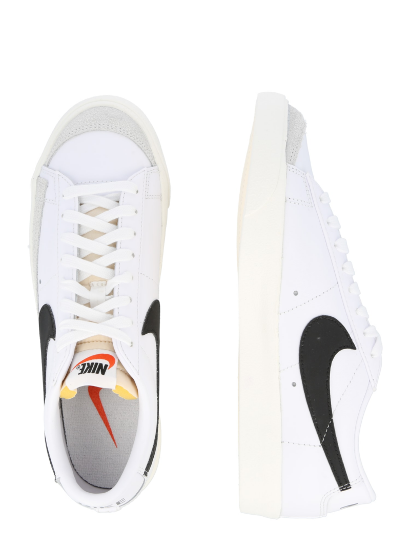 Nike Sportswear Sneaker low 'Blazer 77'  gri deschis / negru / alb