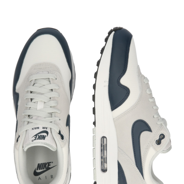 Nike Sportswear Sneaker low 'NIKE AIR MAX 1 ESS'  bleumarin / gri / alb