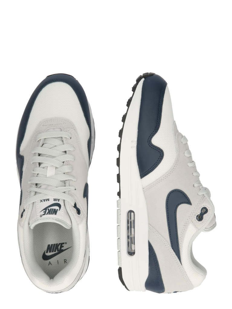 Nike Sportswear Sneaker low 'NIKE AIR MAX 1 ESS'  bleumarin / gri / alb