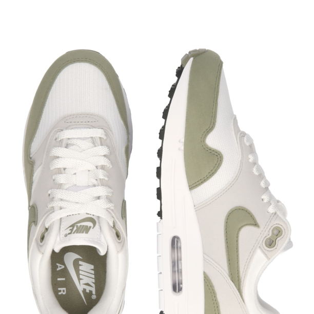 Nike Sportswear Sneaker low 'Nike Air Max 1 87'  oliv / alb / alb lână