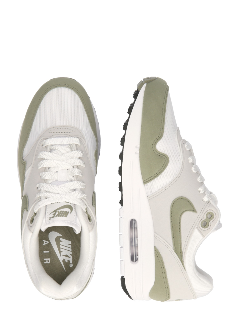 Nike Sportswear Sneaker low 'Nike Air Max 1 87'  oliv / alb / alb lână