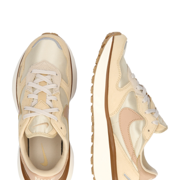 Nike Sportswear Sneaker low 'PHOENIX WAFFLE'  crem / maro cămilă / nisipiu / gri argintiu