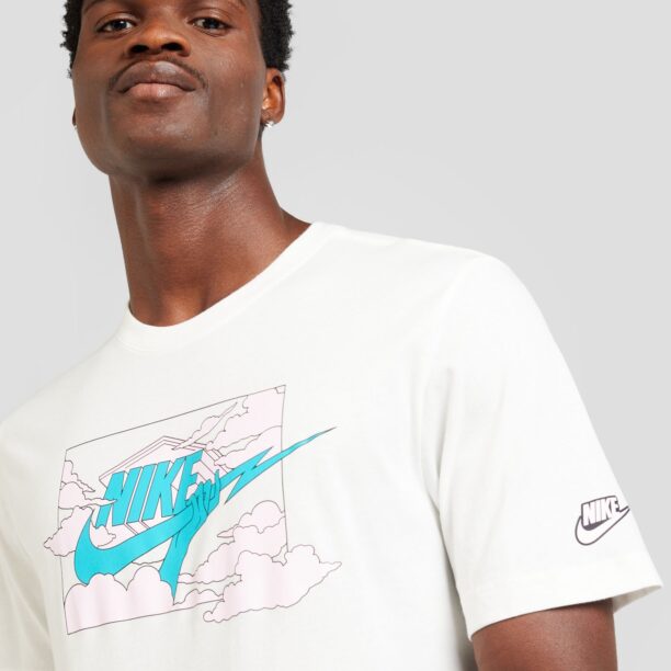 Preţ Nike Sportswear Tricou 'CLUB'  crem / albastru deschis / roz