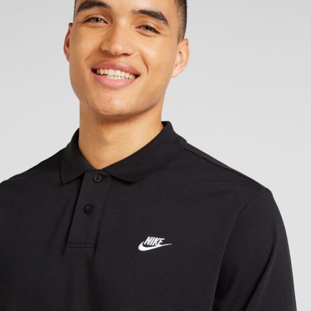 Cumpăra Nike Sportswear Tricou 'CLUB'  negru / alb