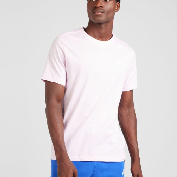 Nike Sportswear Tricou 'CLUB'  roz pastel / alb