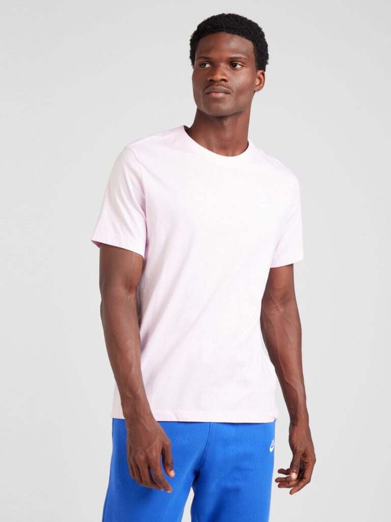 Nike Sportswear Tricou 'CLUB'  roz pastel / alb