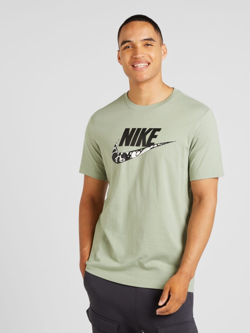 Nike Sportswear Tricou 'FUTURA'  verde jad / negru / alb preţ