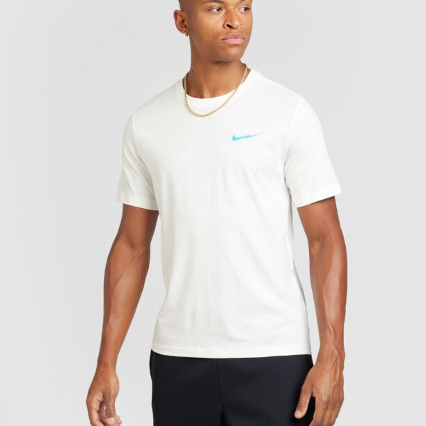 Cumpăra Nike Sportswear Tricou 'LBR SSNL CLUB'  crem / albastru aqua / negru