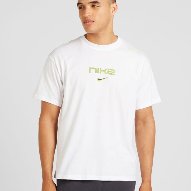 Nike Sportswear Tricou 'M90'  gri / verde limetă / alb preţ