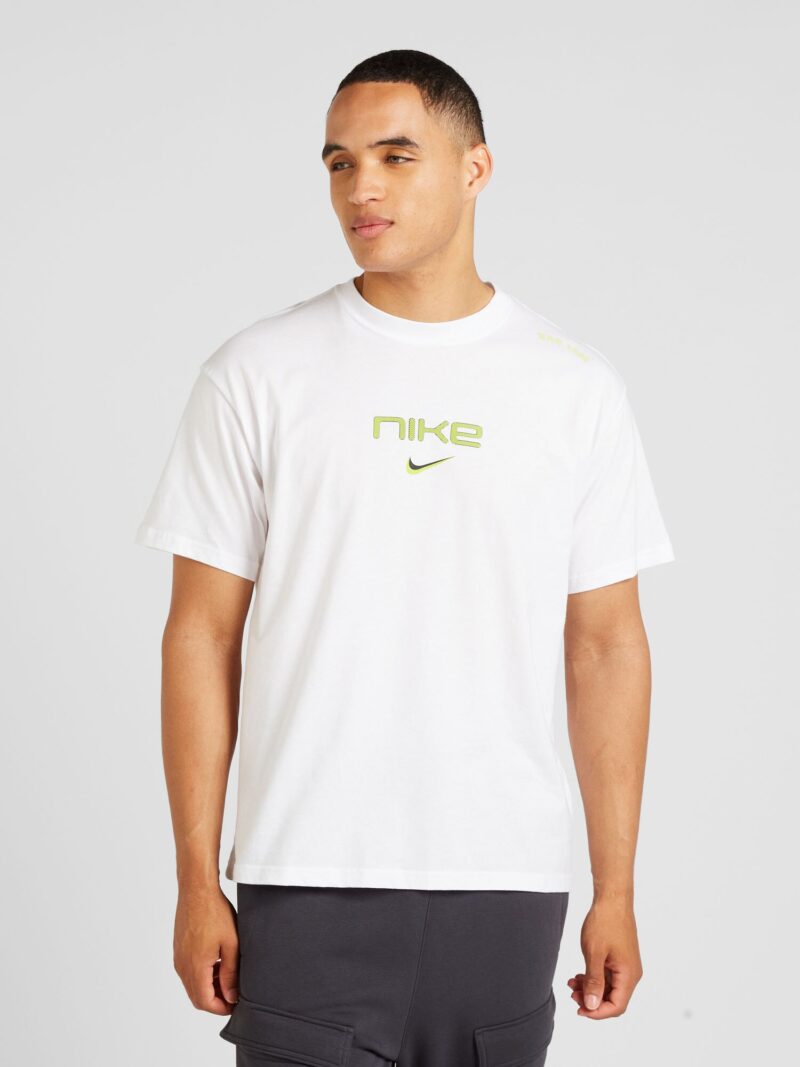 Nike Sportswear Tricou 'M90'  gri / verde limetă / alb preţ