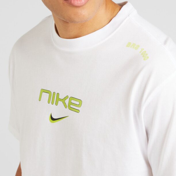 Preţ Nike Sportswear Tricou 'M90'  gri / verde limetă / alb