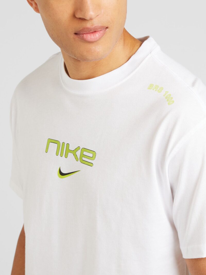 Preţ Nike Sportswear Tricou 'M90'  gri / verde limetă / alb