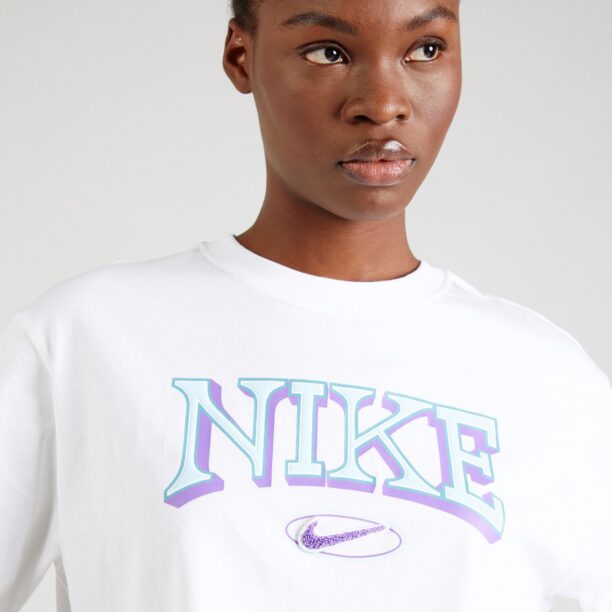 Preţ Nike Sportswear Tricou  cyan / albastru pastel / mov lavandă / alb