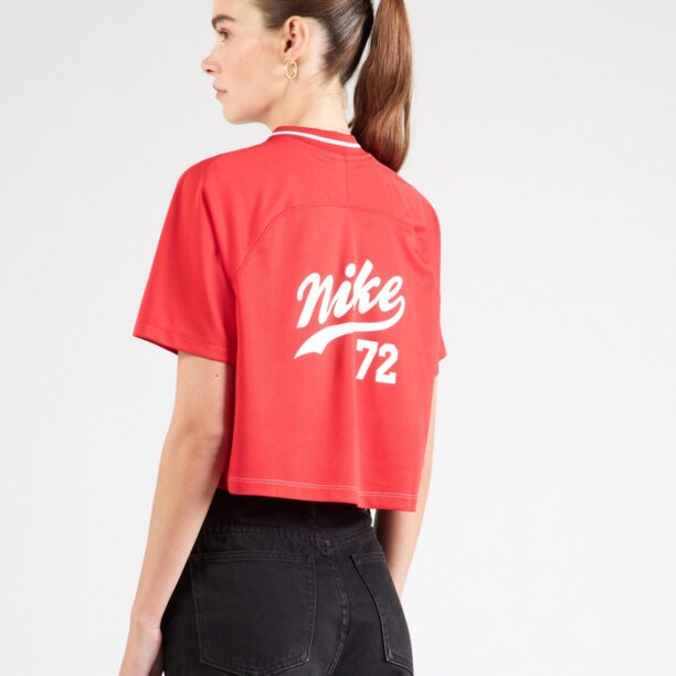 Nike Sportswear Tricou  gri deschis / roșu preţ