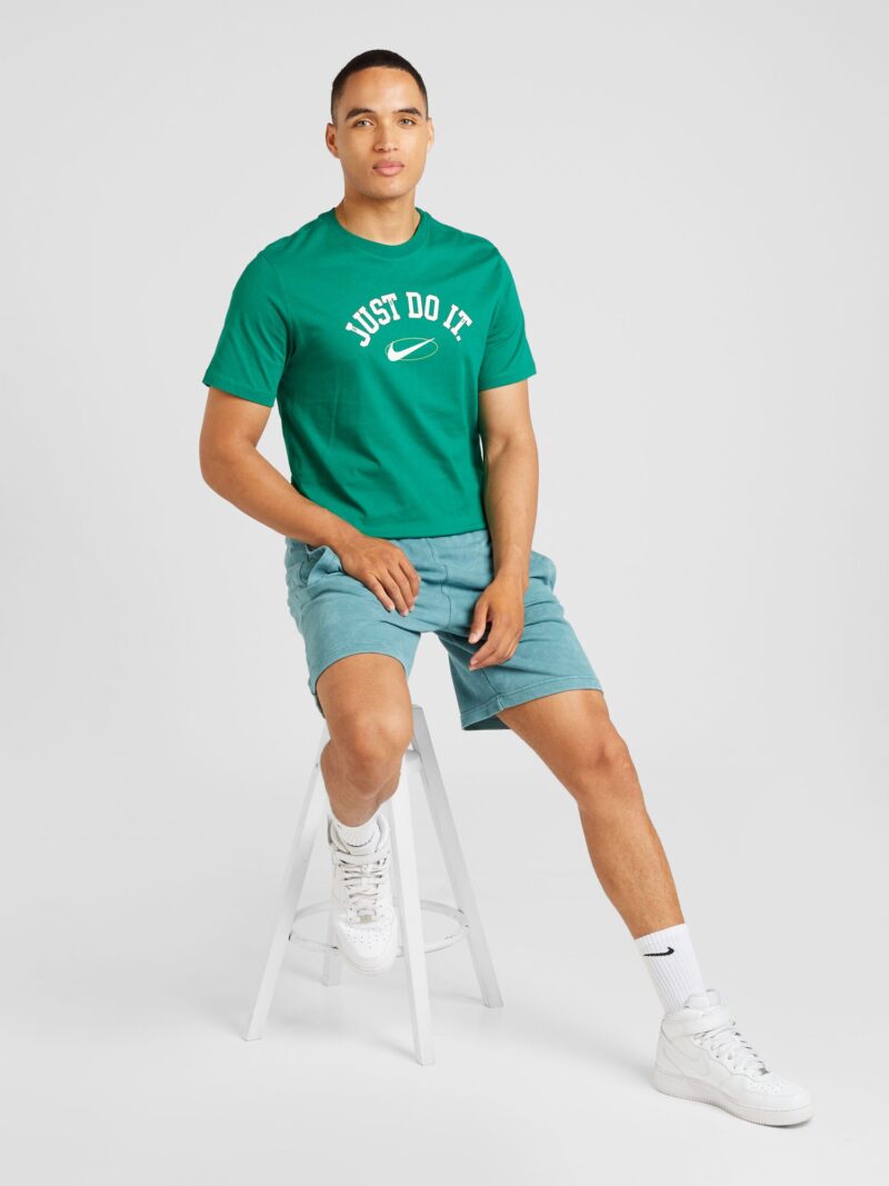 Cumpăra Nike Sportswear Tricou  verde smarald / verde iarbă / alb