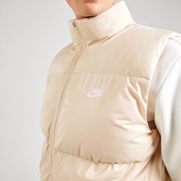 Preţ Nike Sportswear Vestă 'Club'  nisipiu / alb