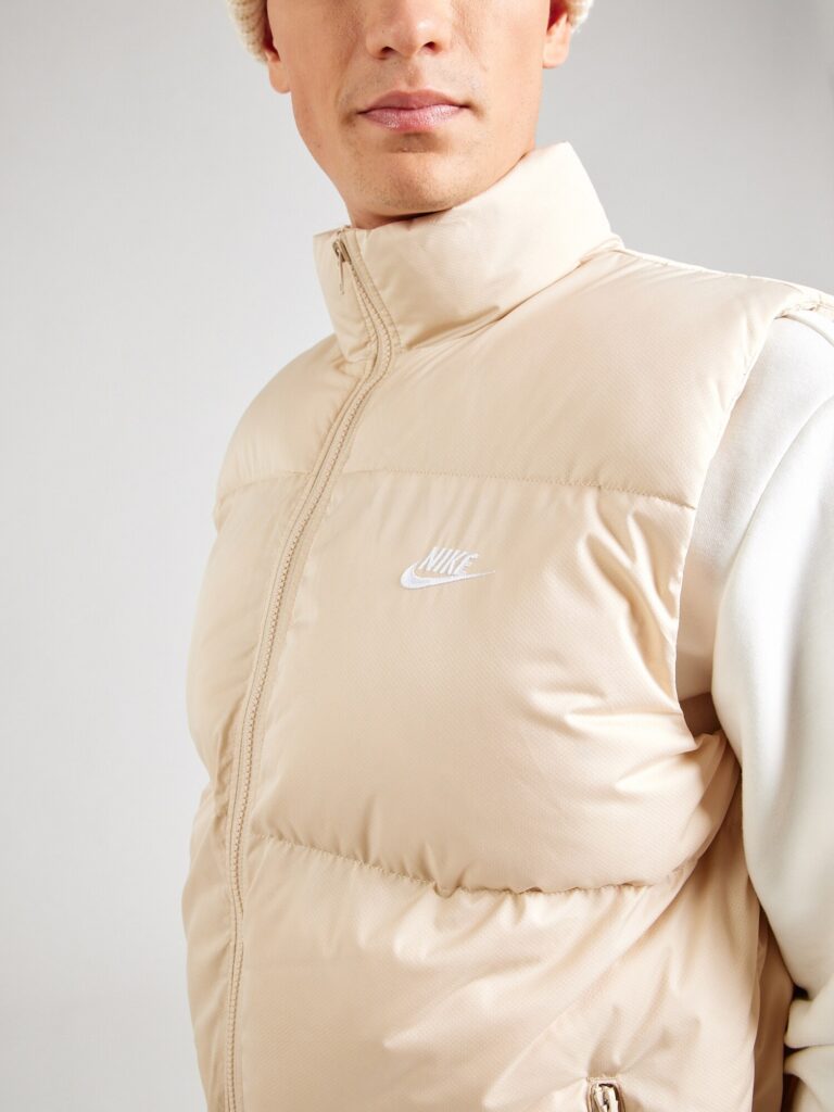 Preţ Nike Sportswear Vestă 'Club'  nisipiu / alb