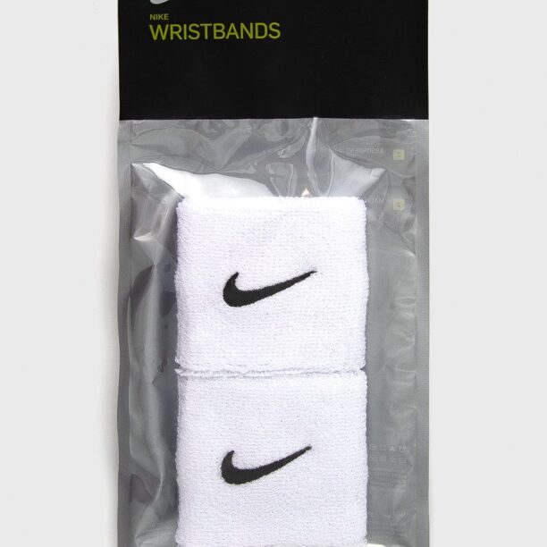 Nike Wristband culoarea alb