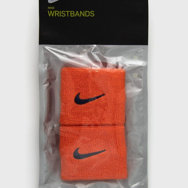 Nike Wristband culoarea portocaliu