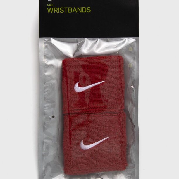 Nike Wristband culoarea rosu