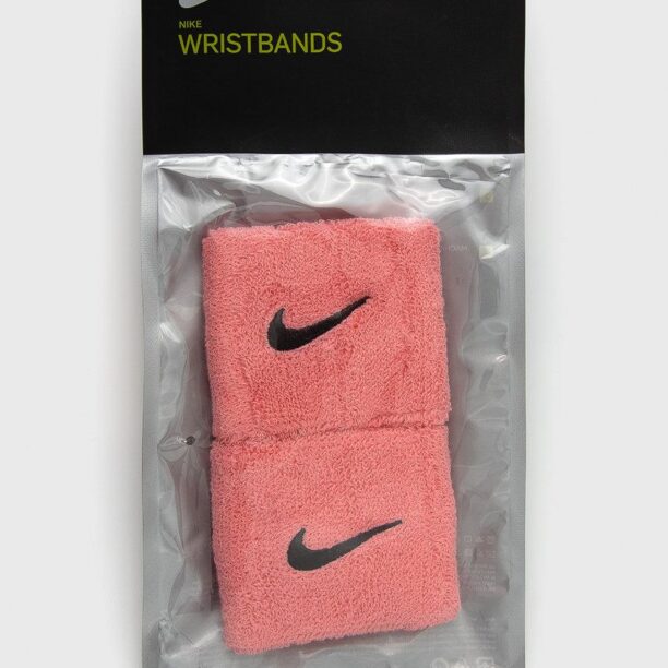 Nike Wristband culoarea roz