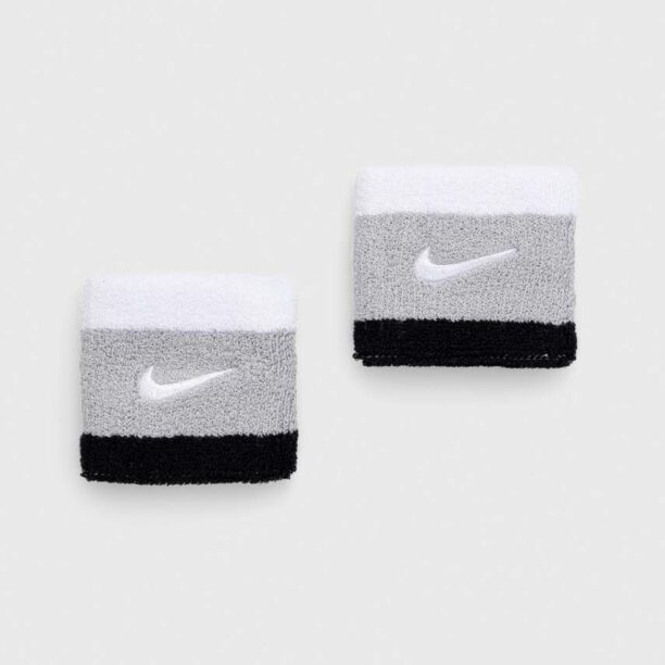 Nike brățări 2-pack culoarea gri