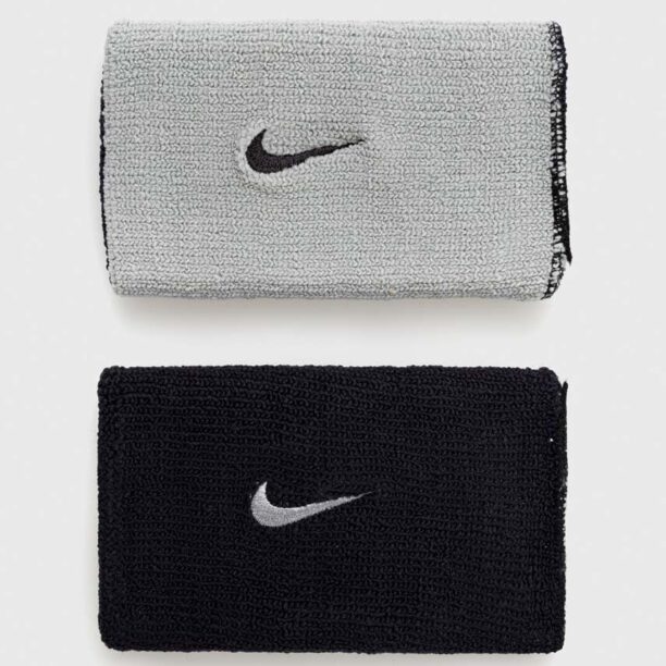 Nike brățări 2-pack culoarea gri