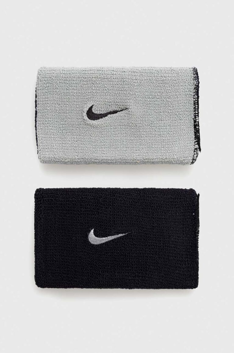 Nike brățări 2-pack culoarea gri