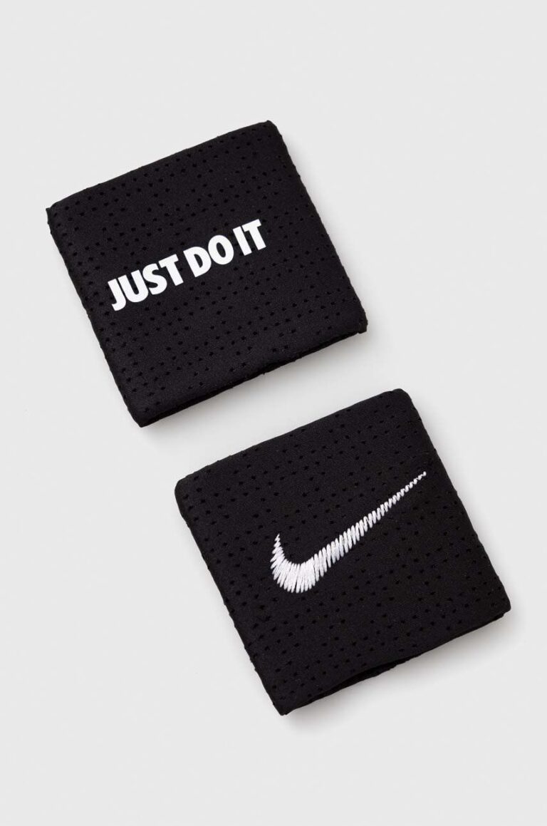 Nike brățări 2-pack culoarea negru