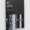 Nike elastice de par (9-pack) culoarea negru