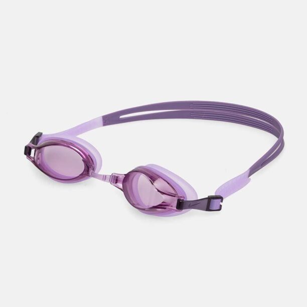 Nike ochelari inot Chrome culoarea alb