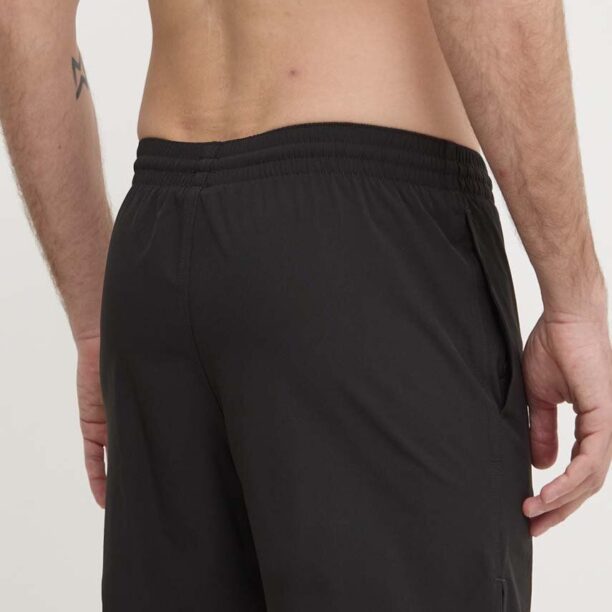 Nike pantaloni scurti de baie Solid culoarea negru preţ