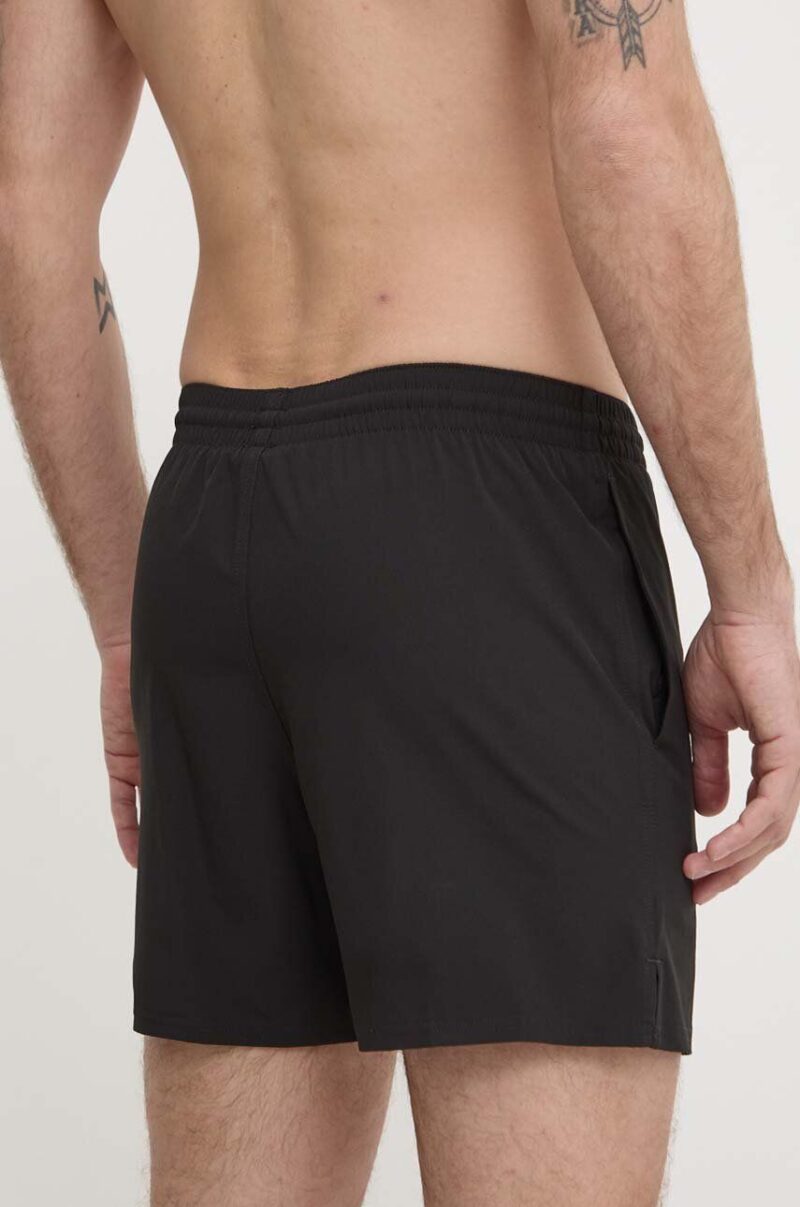 Nike pantaloni scurti de baie Solid culoarea negru preţ