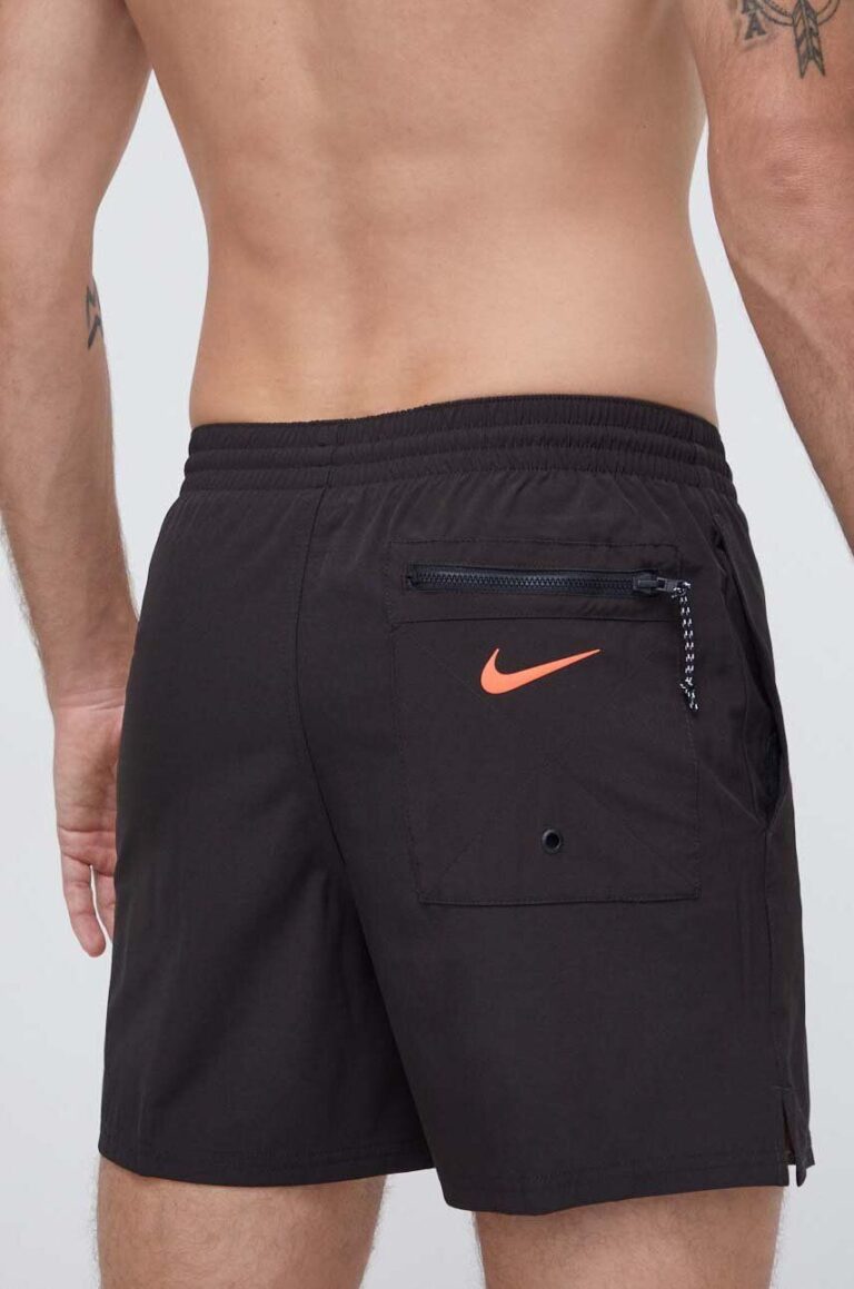 Nike pantaloni scurti de baie Volley culoarea negru preţ