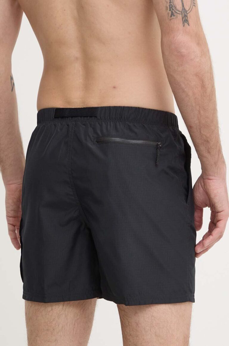 Nike pantaloni scurti de baie Voyage culoarea negru preţ