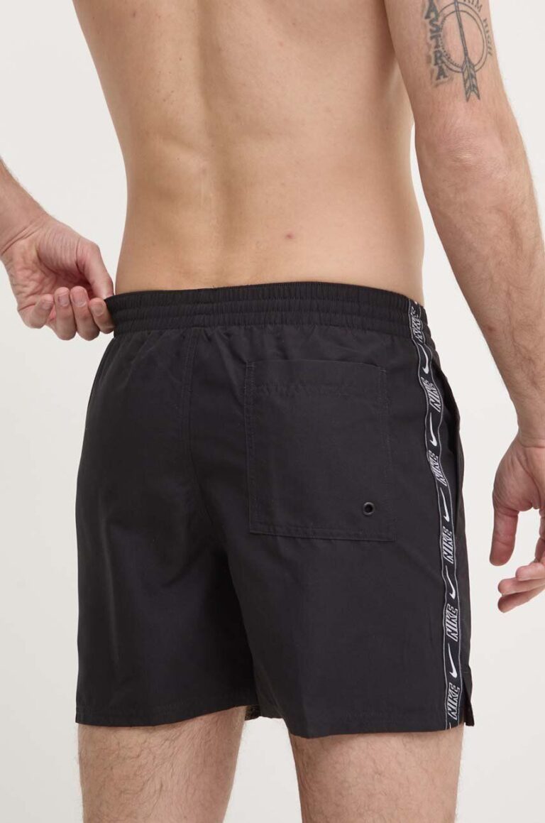 Nike pantaloni scurti de baie culoarea negru preţ