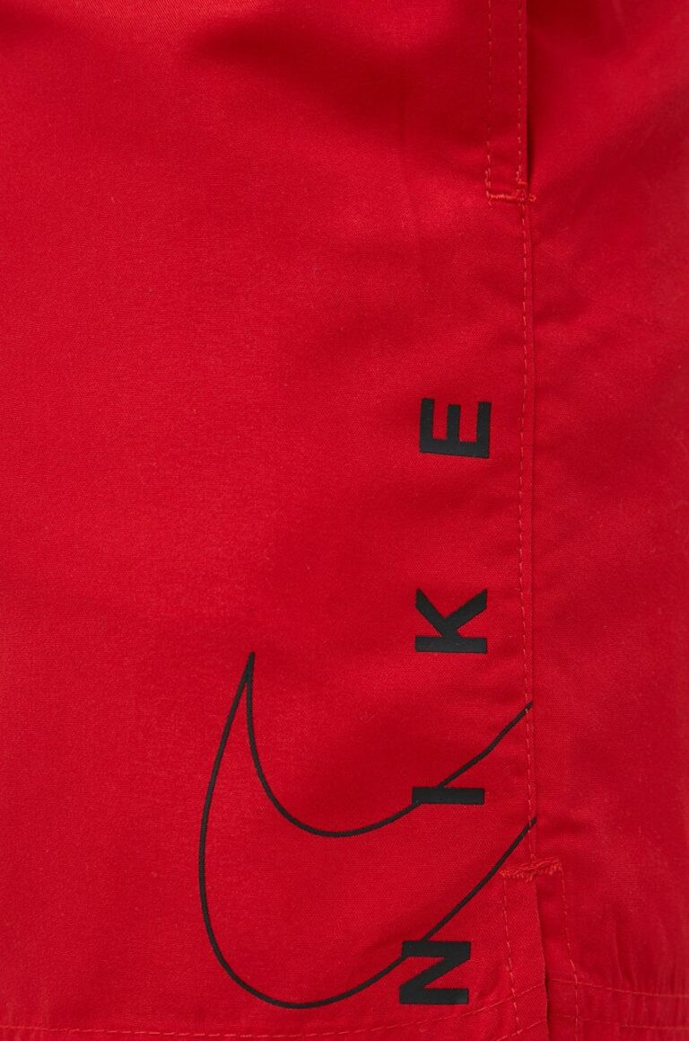 Nike pantaloni scurti de baie culoarea rosu preţ