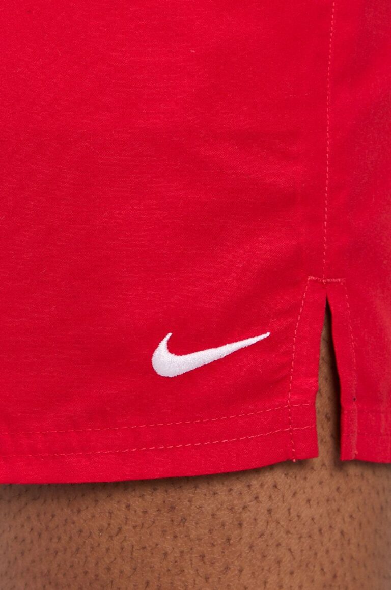 Nike pantaloni scurti de baie culoarea rosu preţ