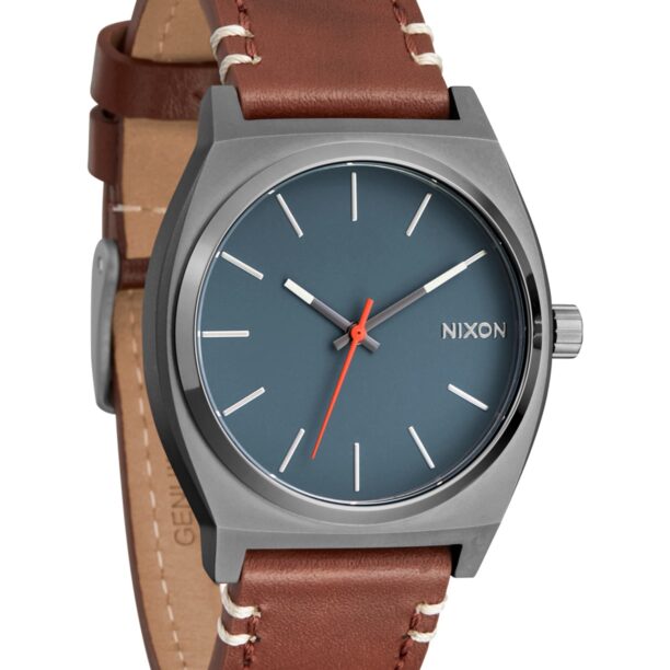 Nixon Ceas analogic 'Time Teller'  maro / gri