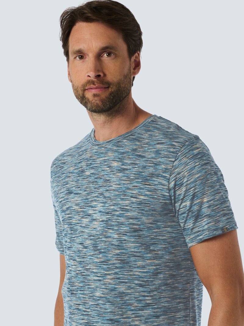 Original No Excess Tricou  bej / bleumarin / albastru deschis