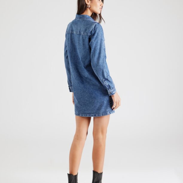 Noisy may Rochie tip bluză 'NMNEW SIGNE'  albastru denim preţ