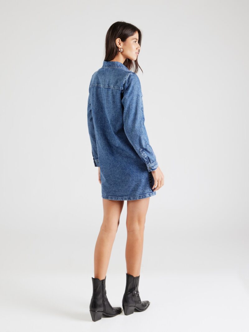 Noisy may Rochie tip bluză 'NMNEW SIGNE'  albastru denim preţ