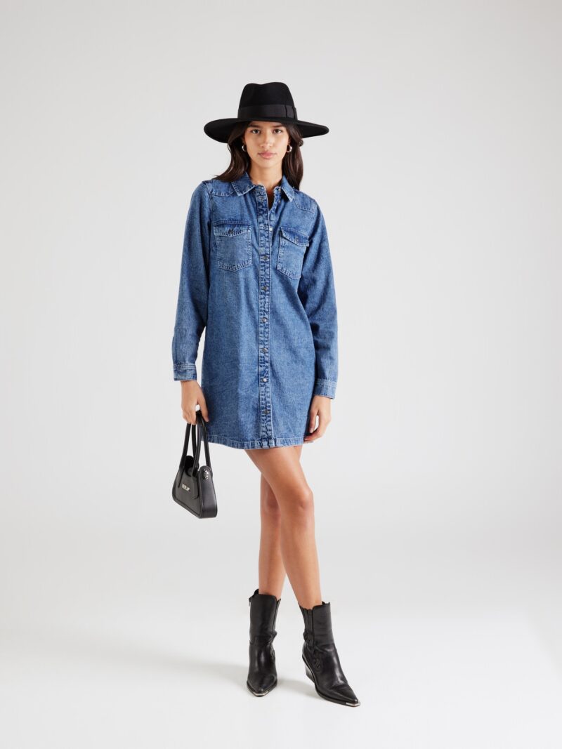 Cumpăra Noisy may Rochie tip bluză 'NMNEW SIGNE'  albastru denim