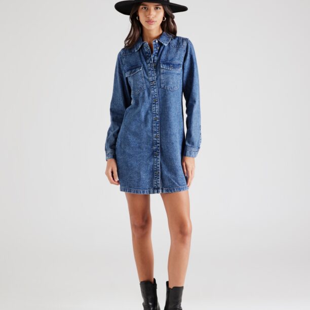 Noisy may Rochie tip bluză 'NMNEW SIGNE'  albastru denim