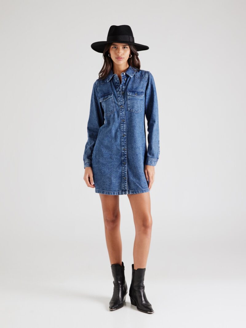 Noisy may Rochie tip bluză 'NMNEW SIGNE'  albastru denim