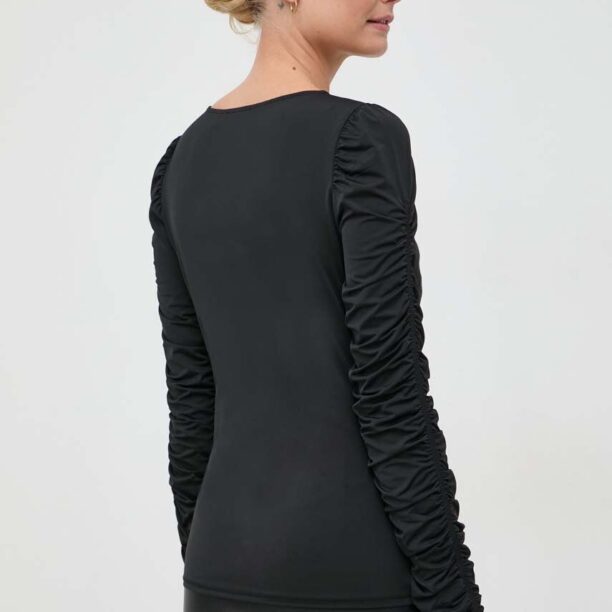 Notes du Nord longsleeve culoarea negru preţ