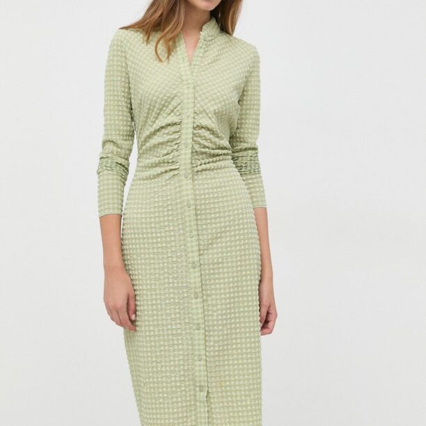 Notes du Nord rochie culoarea verde