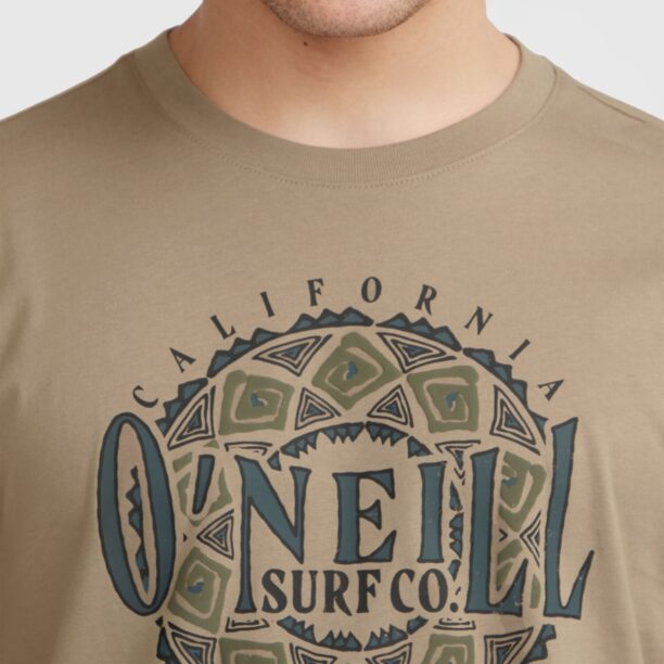 O'NEILL Tricou 'Ikat'  bej închis / gri metalic / oliv / verde petrol preţ